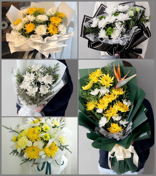 黑龙江黑河嫩江县鹤山农场白事花束代送